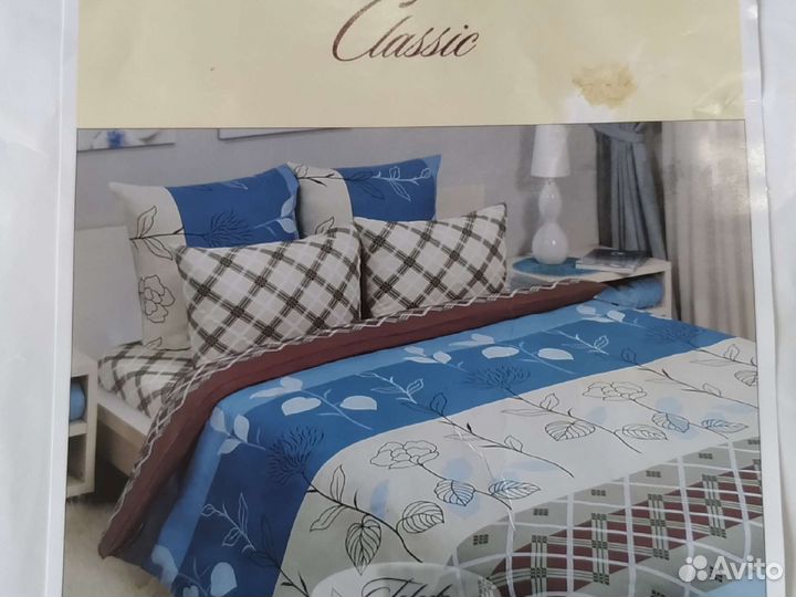 Постельное белье семейное новое