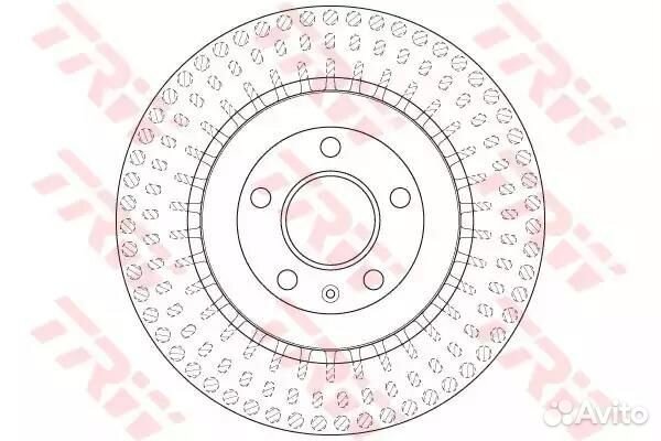 Диск тормозной audi a4 / a5 07- / a6 / a7 / a8 10