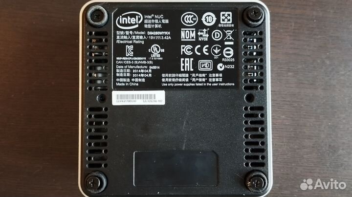 Мини пк Intel NUC D54250wykh /i5-4250u + DDR3 8Gb