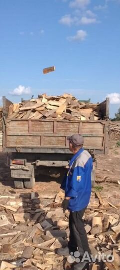 Дрова чурками/колотые, горбыль