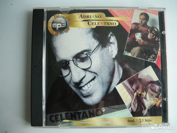 Диск CD mp3 А.Челентано, 3 часа /151, лицензия