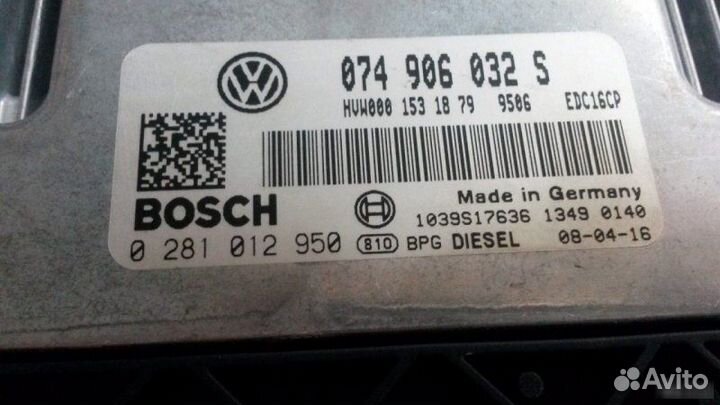 Блок управления VW Crafter 2.5TDI 074906032S