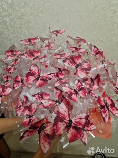 Букет из бабочек ручной работы на заказ