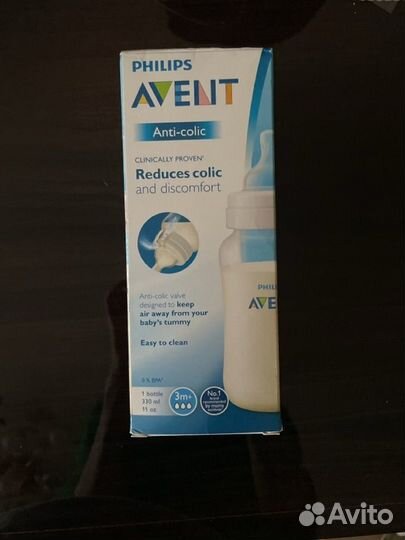 Бутылочка avent anti-colic