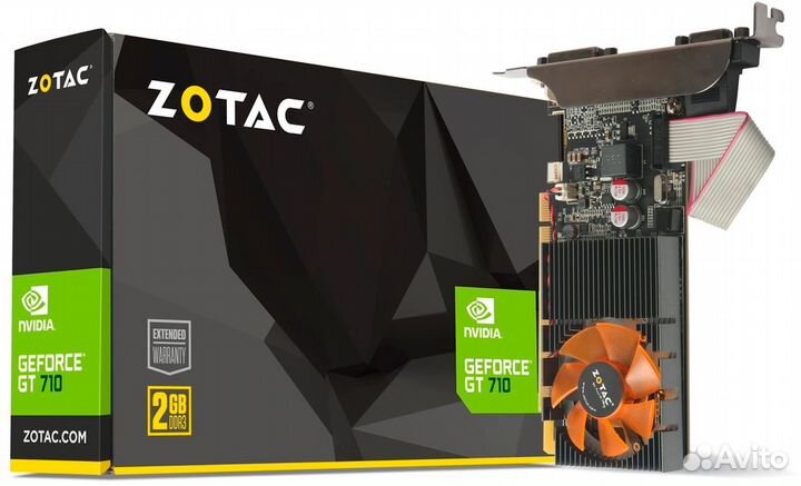 Nvidia GeForce GT 710 Zotac 2Gb (ZT-71310-10L)