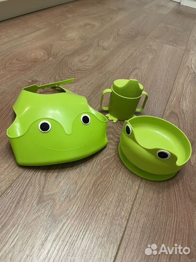 Набор детской посуды для кормления Икеа