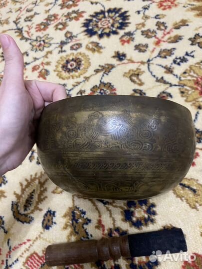 Чаша поющая кованая