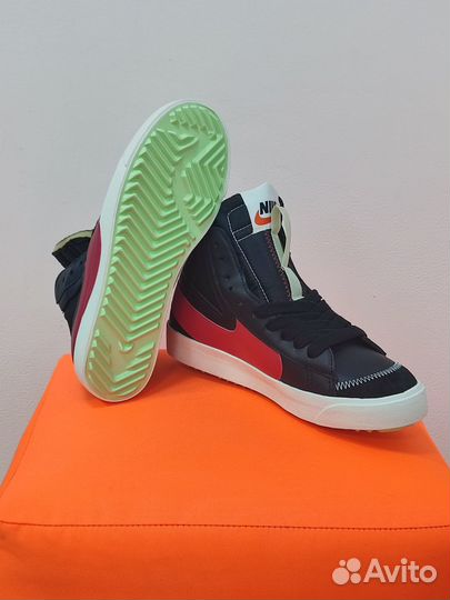 Кроссовки Nike Blazer Mid чёрные