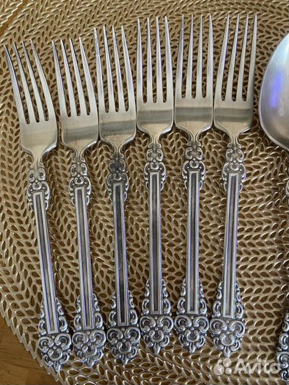 Набор столовых приборов мельхиор СССР