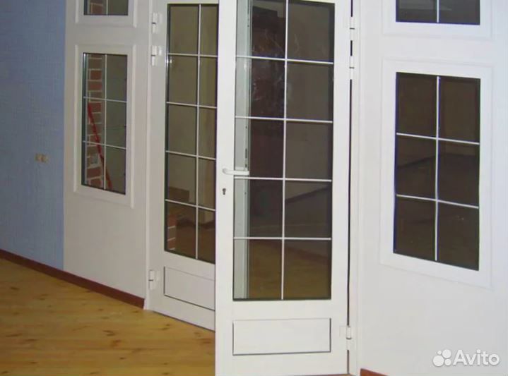 Двери пвх стеклопак.до 54мм немец. кач-во