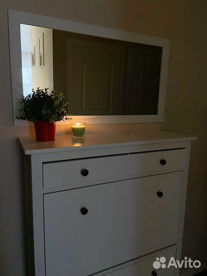 Галошница, 2 отделения, белая