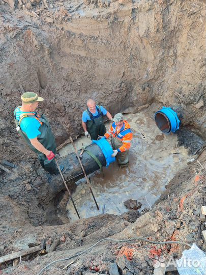 Водопровод, Канализация, Дренаж, Сварка пнд труб