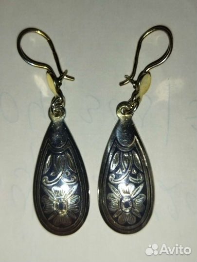 Серебряные серьги