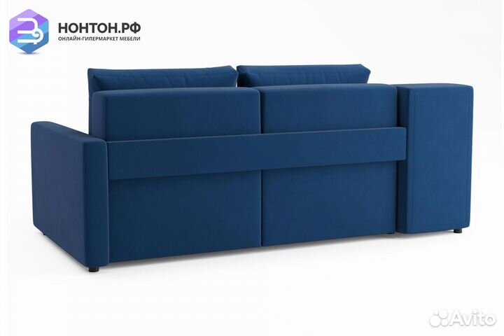 Диван угловой трансформер Самми синий