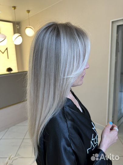 Сложное окрашивание волос,Airthouh.шатуш