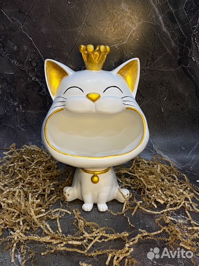 Конфетница котик