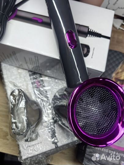 Фен для волос стайлер для завивки новый