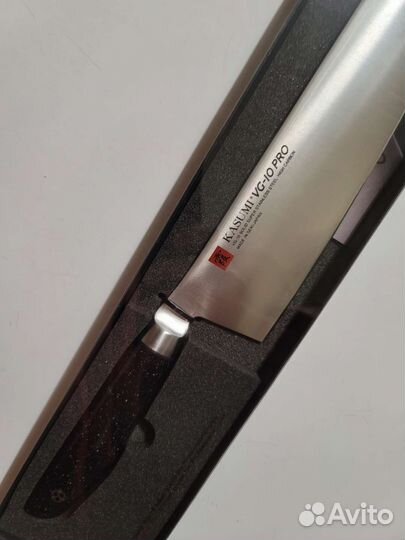 Нож кухонный kasumi VG-10 Pro Шеф 24 см 58024