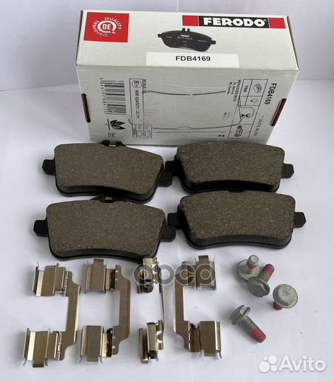 1 Колодки тормозные mercedes GL X166/ML W166