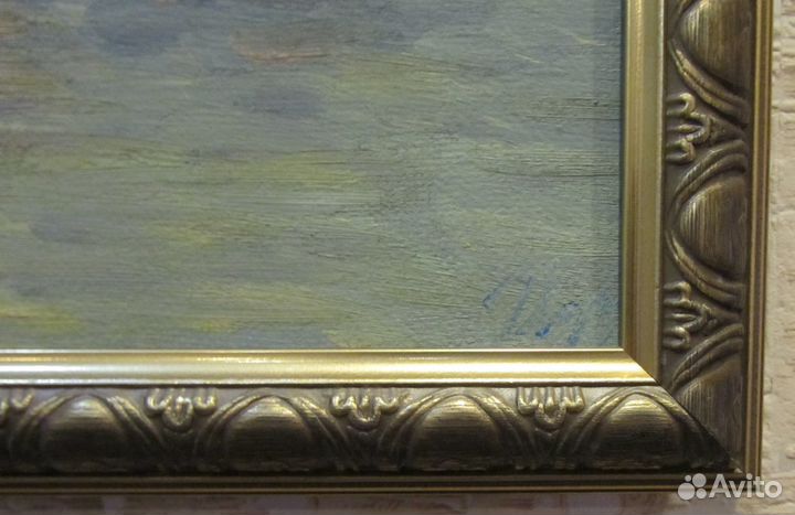 Морской пейзаж, холст, масло