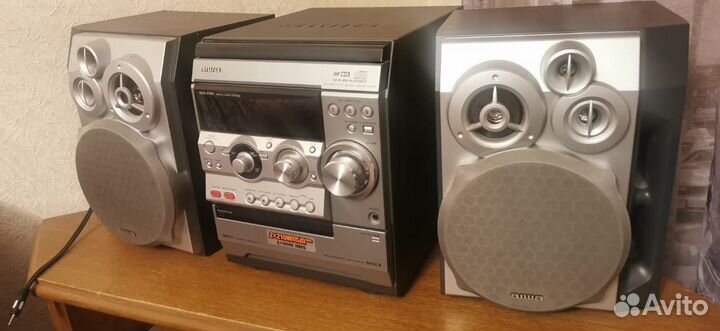 Музыкальный центр aiwa с пультом ду