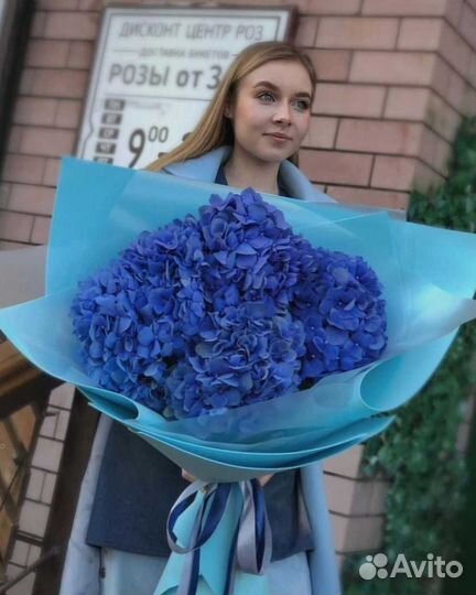 Букеты из гортензий