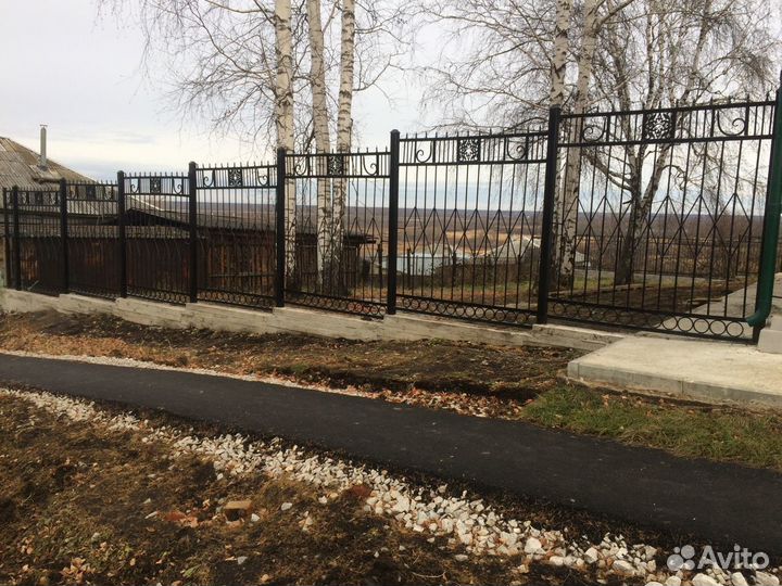 Монтаж забора