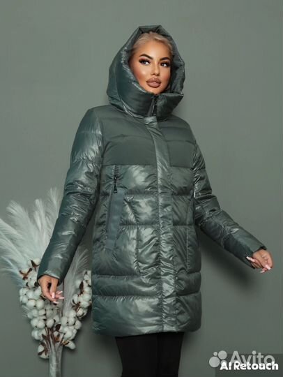 Пуховик зимний женский