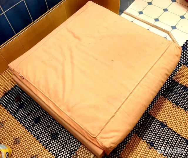 Большой пуфик персиковый Miritalia Италия