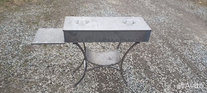 Мангал с крышкой