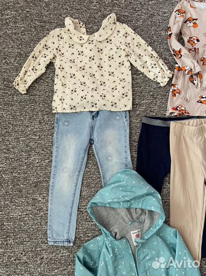 Пакет вещей на девочку 3-4 года размер 92-110
