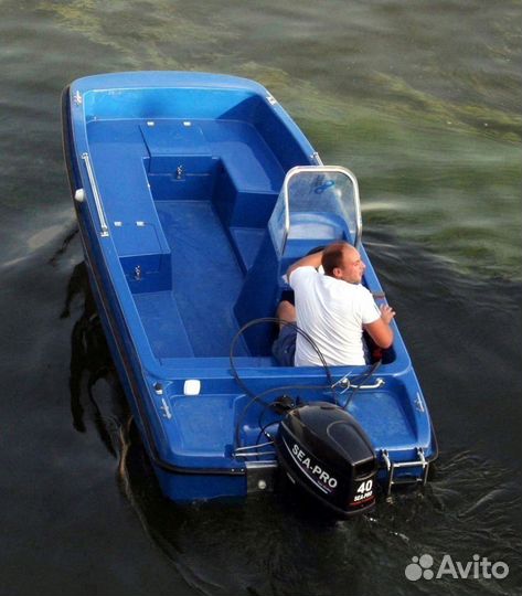 Мотолодка Кайман 40S (тримаран), мотор 9,8-50 л.с