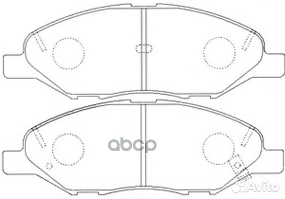 FP1345 Колодки тормозные nissan march 02/note