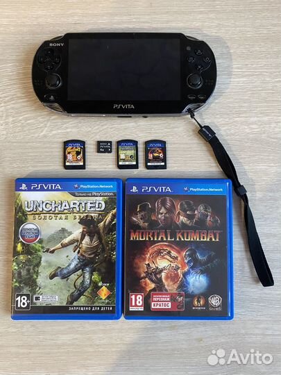 PS Vita + 3 Игры