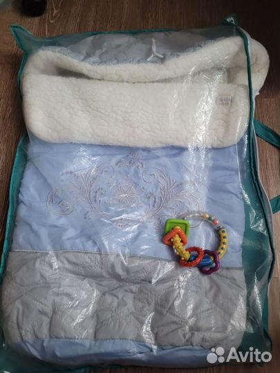 Конверт на выписку для мальчика зимний новый