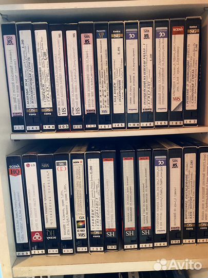 Видеокассеты с двумя фильмами