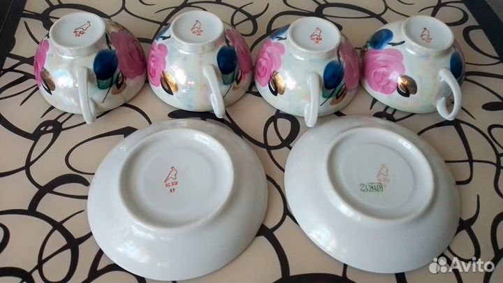Чайный сервиз дулево, неполный