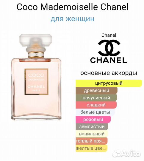 Парфюм Духи женские Coco Chanel Mademoiselle 100мл