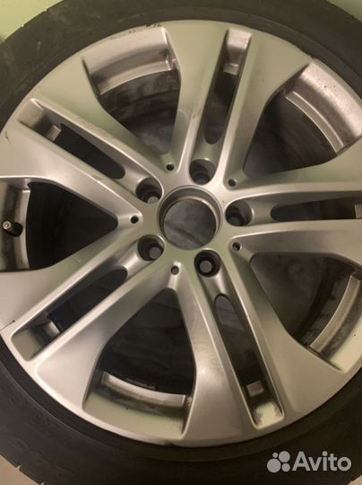 Оригинальные диски и резина на mercedes r 17