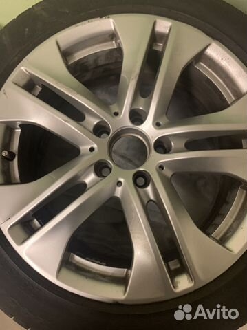 Оригинальные диски и резина на mercedes r 17