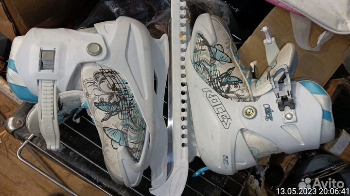 Коньки детские roces тренировочные 8 размеров