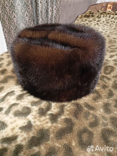 Шапка норковая р.58