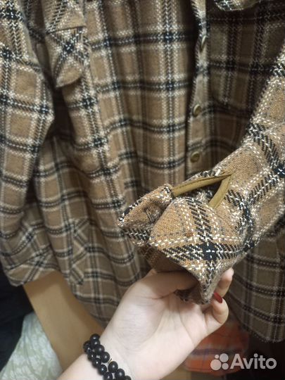 Рубашка в клетку плотная