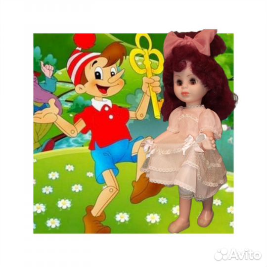 Кукла СССР ленигрушка, клеймо, 47 см