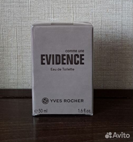 Мужская туалетная вода Evidence от Yves Rocher