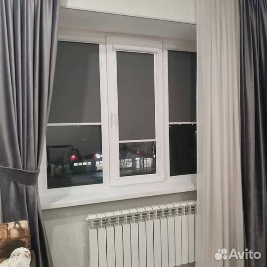 Рулонные шторы день-ночь