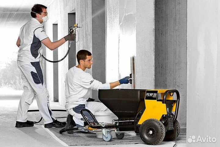 Механизированная шпаклевка