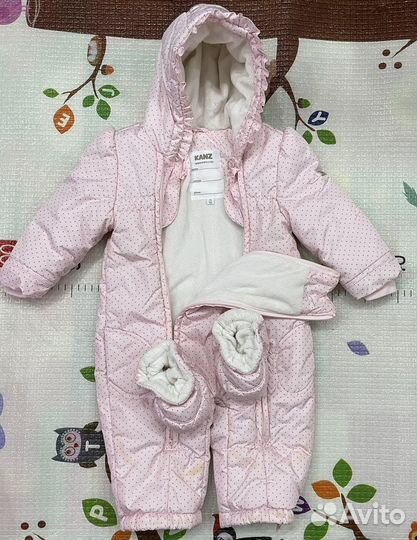 Комбинезон для девочки kanz розовый