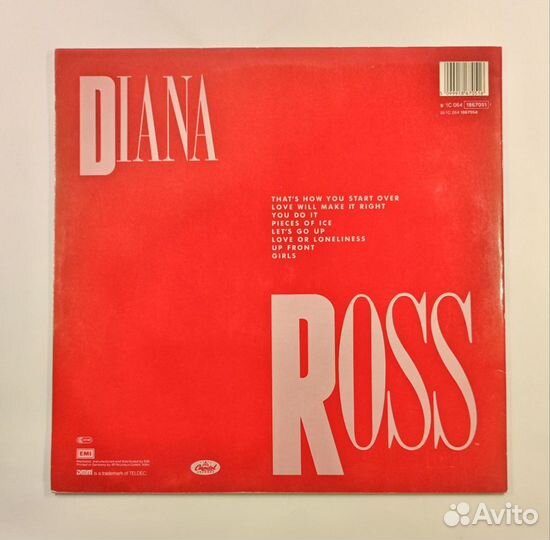 LP Diana Ross – Ross / Capitol - Germany 1983