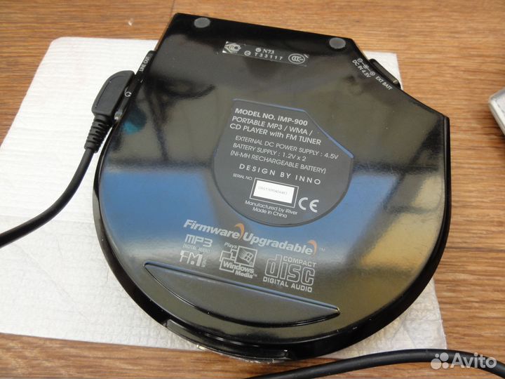 Плеер iRiver IMP-900, CD/MP3/WMA + FM, комплект